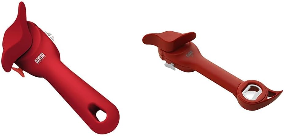 Kuhn Rikon Auto Safety LidLifter/Can Opener with Ring Pull, 8 x 2.5 x 2.75 inches, Black