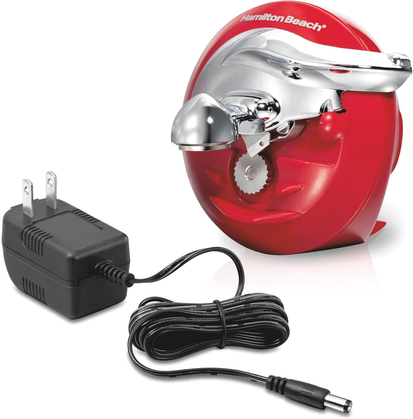 Hamilton Beach Walk 'n Cut Electric Can Opener for Kitchen, Use On Any Size, Automatic and Hand-Free, Cordless & Rechargeable, Easy Clean Removable Blade, Black (76501G)