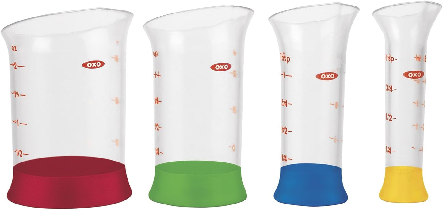 OXO Good Grips 7-Piece Nesting Measuring Beaker Set, Multicolored