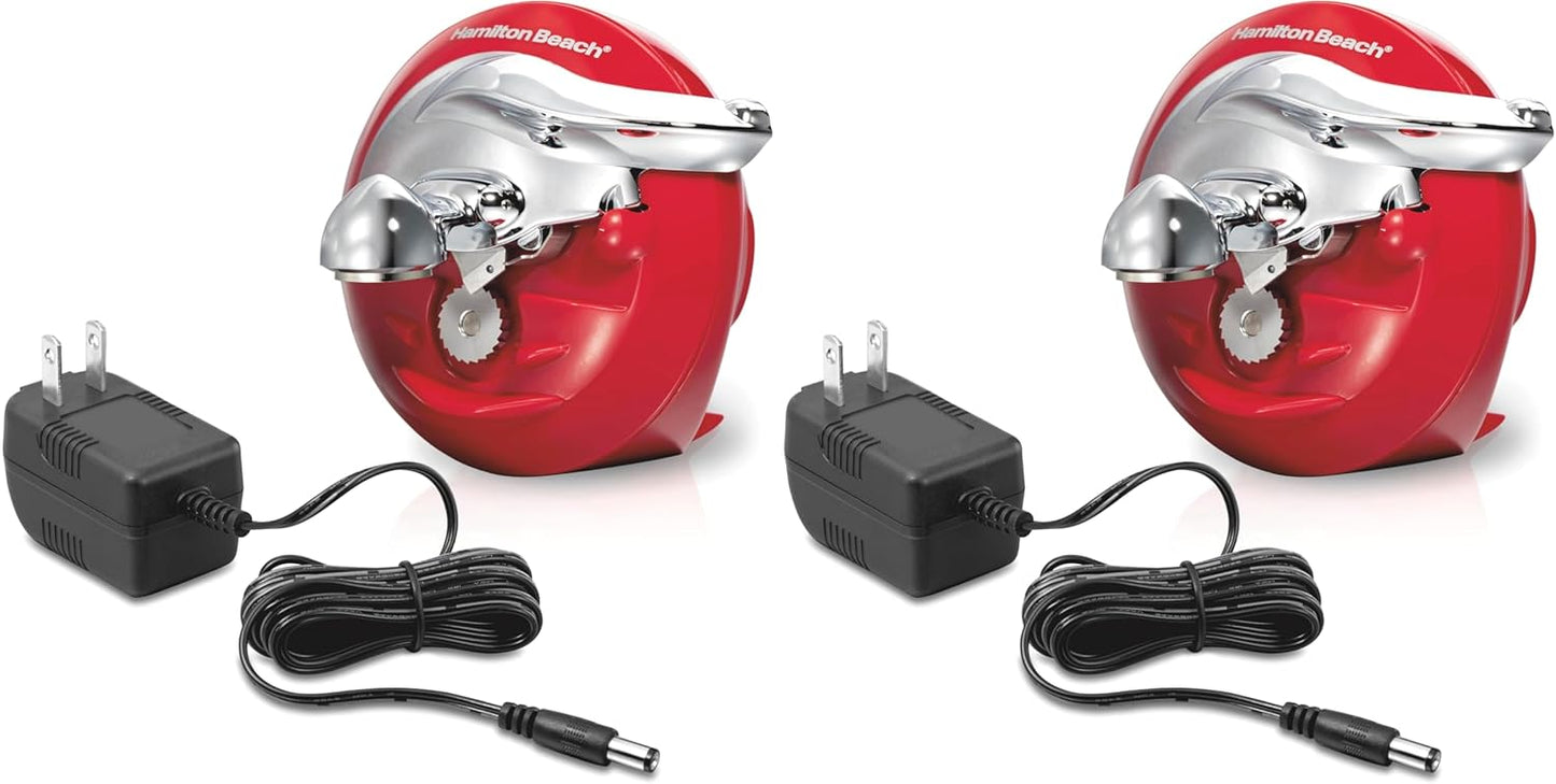 Hamilton Beach Walk 'n Cut Electric Can Opener for Kitchen, Use On Any Size, Automatic and Hand-Free, Cordless & Rechargeable, Easy Clean Removable Blade, Black (76501G)