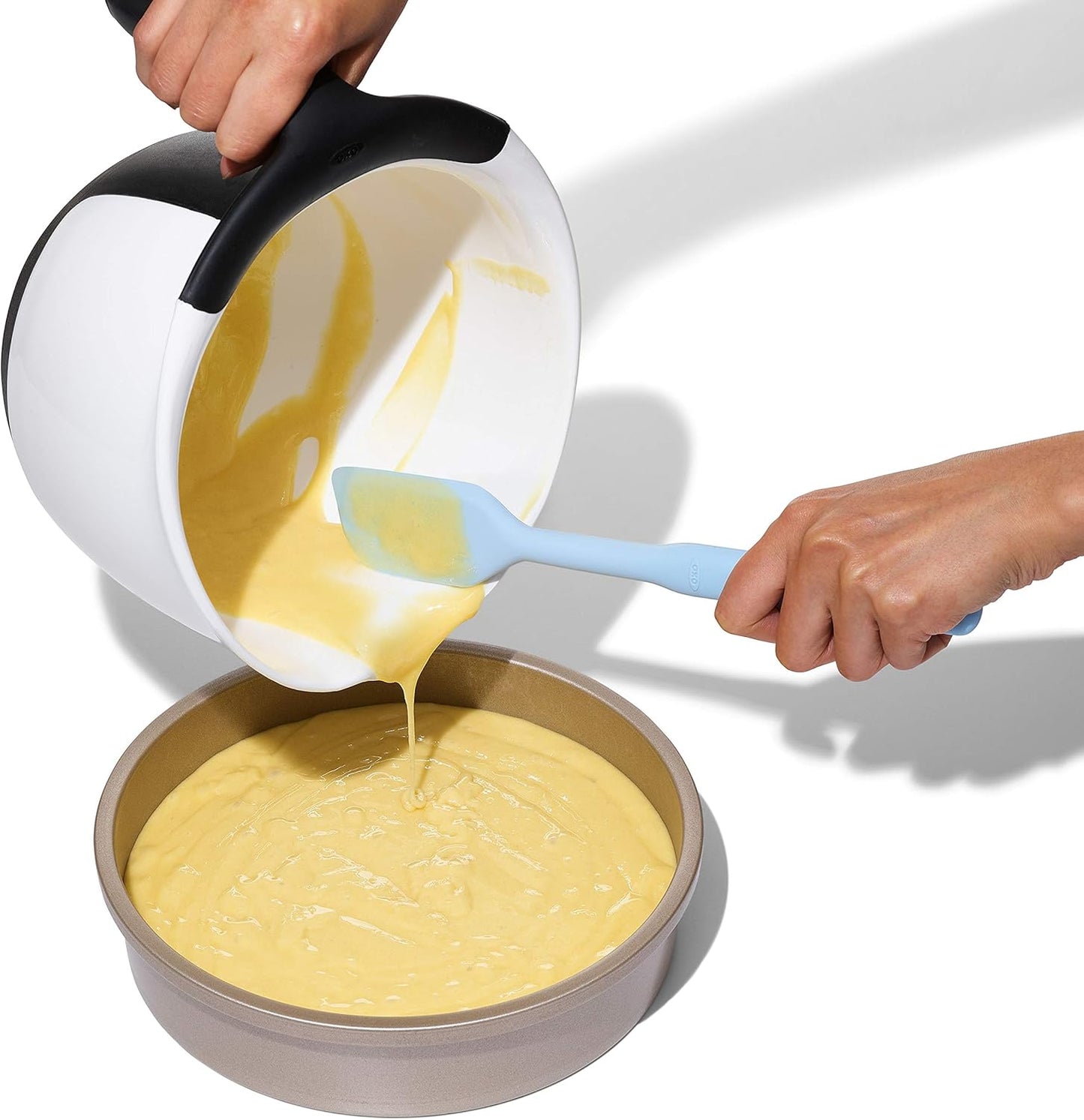 OXO Good Grips 3 Piece Silicone Spatula Set, One Size, Multi, Multicolor